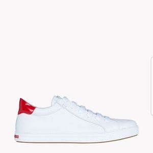 DSQUARED2 low tops sneakers 8 US red (41 EU)